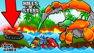 УНИЧТОЖИЛ СКОРПИОНА НА СУМАСШЕДШЕМ ТИТАНЕ! СИМУЛЯТОР ТАНКИСТА ИГРА HILLS OF STEEL ОБНОВА