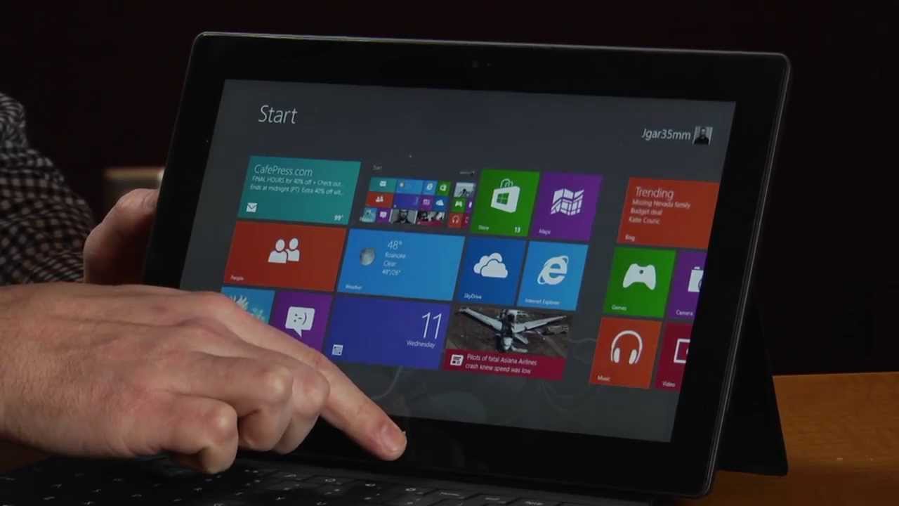 How to take a screenshot on Surface - YouTube