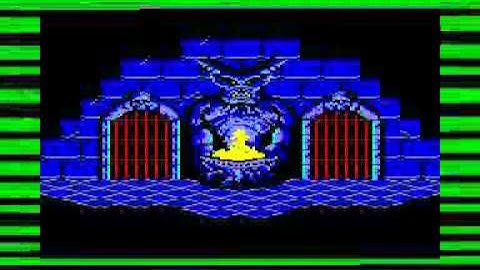 Barbarian 2 (Palace Software) C64 game loading picture and music from tape
