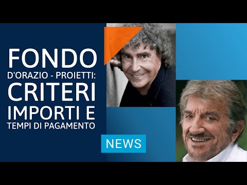 FONDO SOSTEGNO D'ORAZIO - PROIETTI: criteri, importi e tempi di pagamento