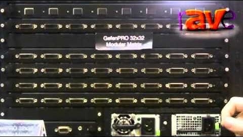 InfoComm 2012: Gefen Exhibits the Gefen Pro Modular Matrix Switcher