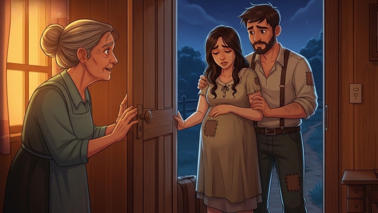 Una anciana pobre compartió su último pan… sin imaginar quiénes eran, y el destino la sorprendió