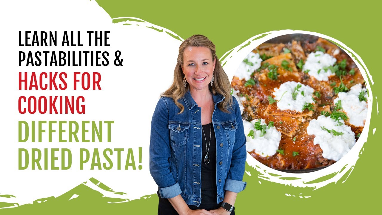 How to Cook Dried Pasta + Skillet Pasta Meals with Erin Chase YouTube