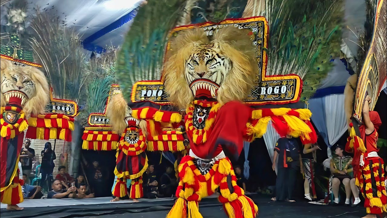 SPEKTAKULER❗ ATRAKSI GANAS 6 PEMBARONG REOG NGAMUK GEGERKAN BUMI TAMANSARI SAMBIT BIKIN MERINDING 🔥