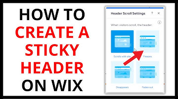 How to Create a Sticky Header on Wix [QUICK GUIDE]