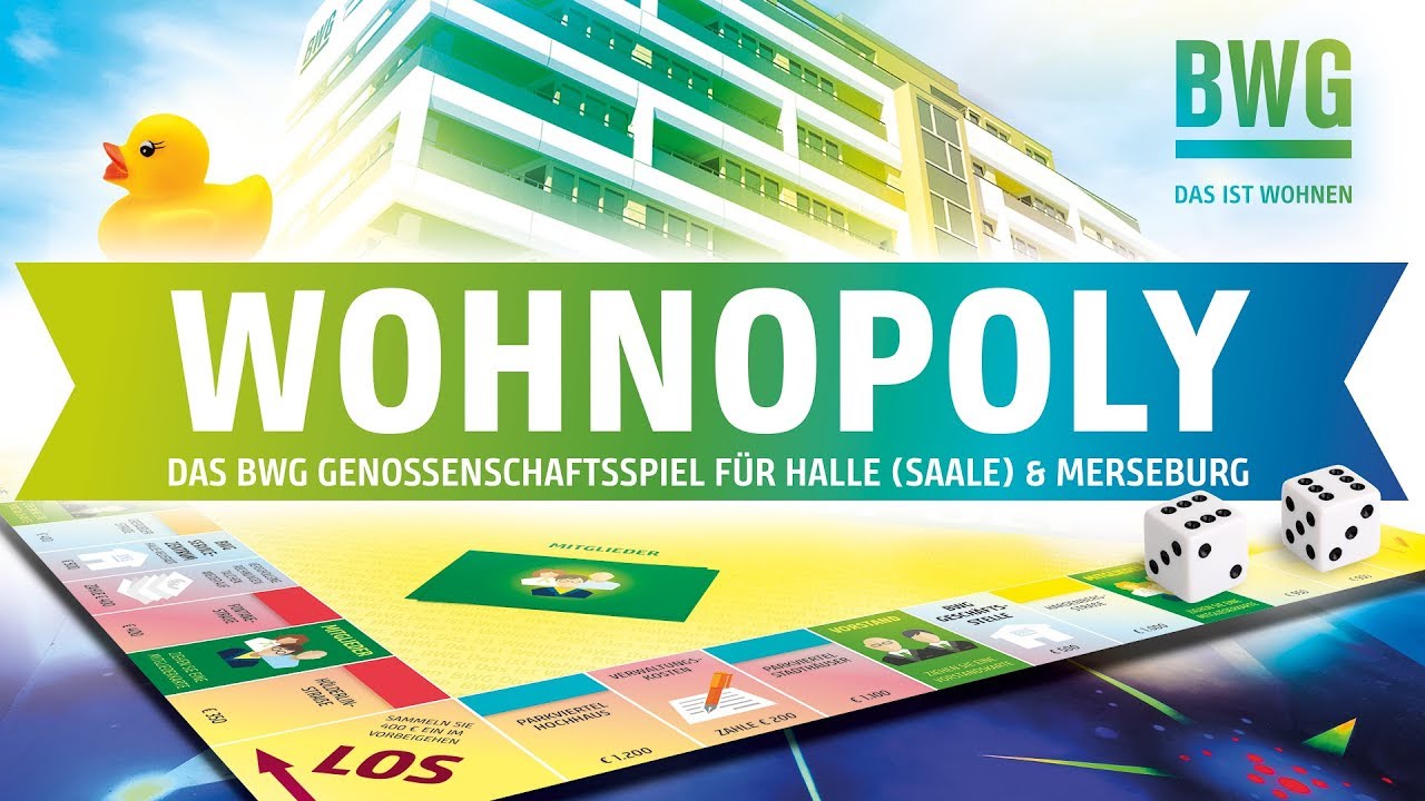 Wohnopoly Bwg Mit Halle Monopoly Du Bist Halle
