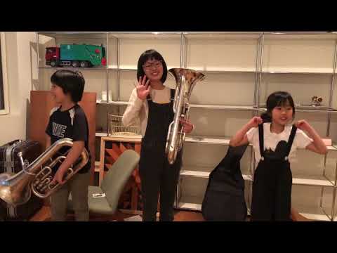 シマシマとUFOとスーさんが行くカエルの合唱　by Euph & ASax
