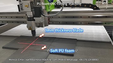Precision CNC Cutting Machine | PU foam cutting effect