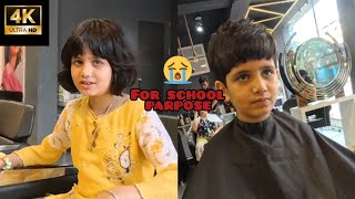 crazy haircut transformation ///kids haircut for a little girl