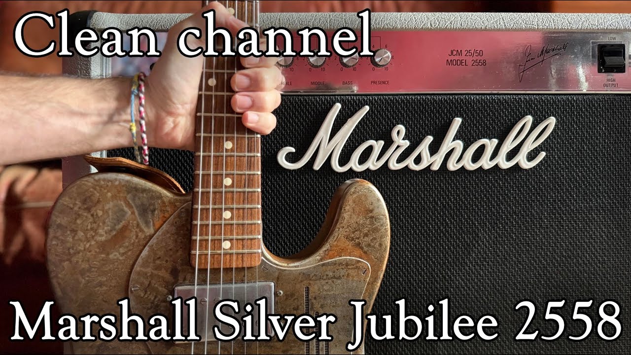 Marshall 2558 Silver Jubilee 2x12 Combo - clean tone