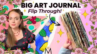 Huge Art Journal Flip Through (6 Years!) | Sketchbooks, Junk Journals & Inspiration