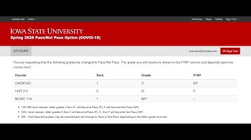 Spring 2020 Pass/Not Pass Grading Policy and Process for Graduate Students