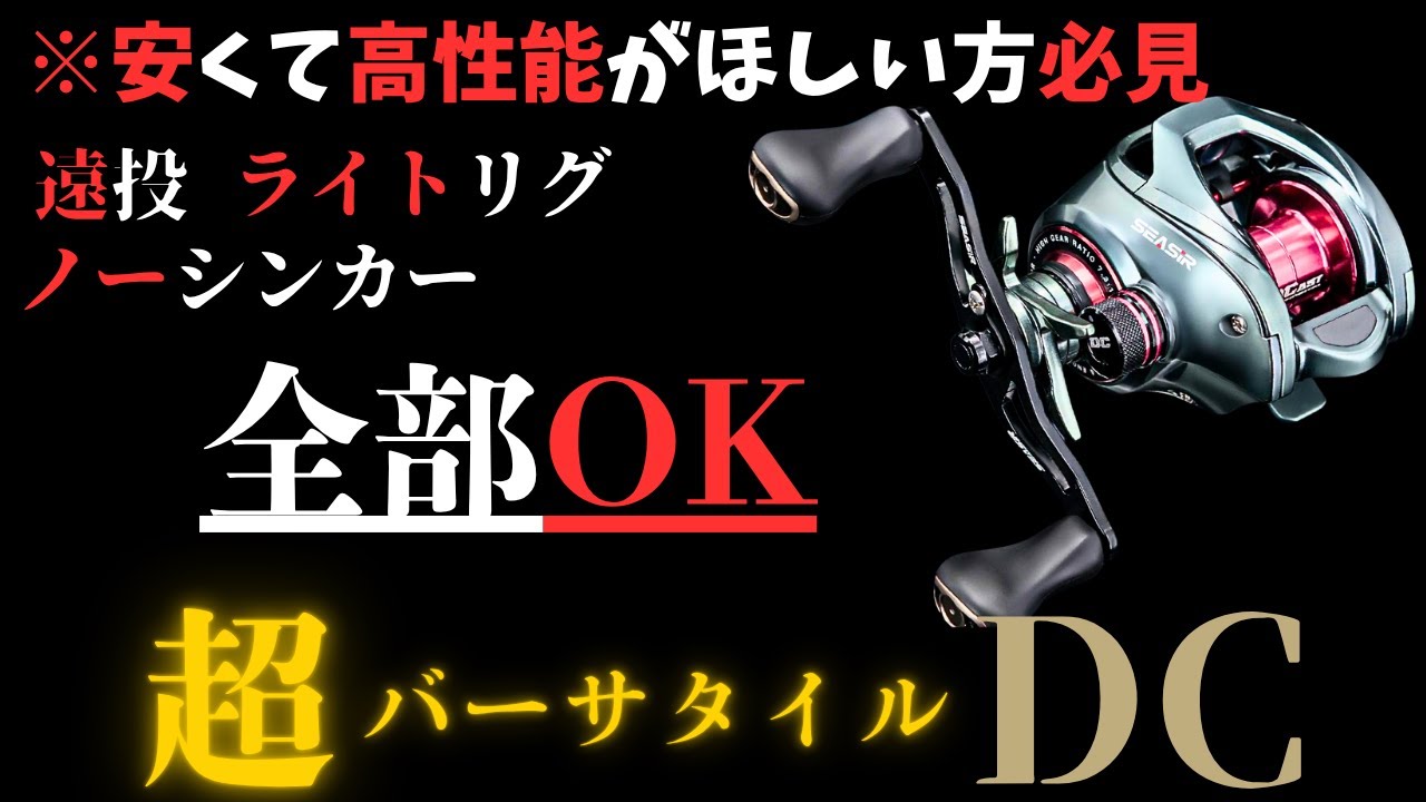【価格破壊】安くて高性能な中華DCリールを買ったのでインプレ【中華DC】