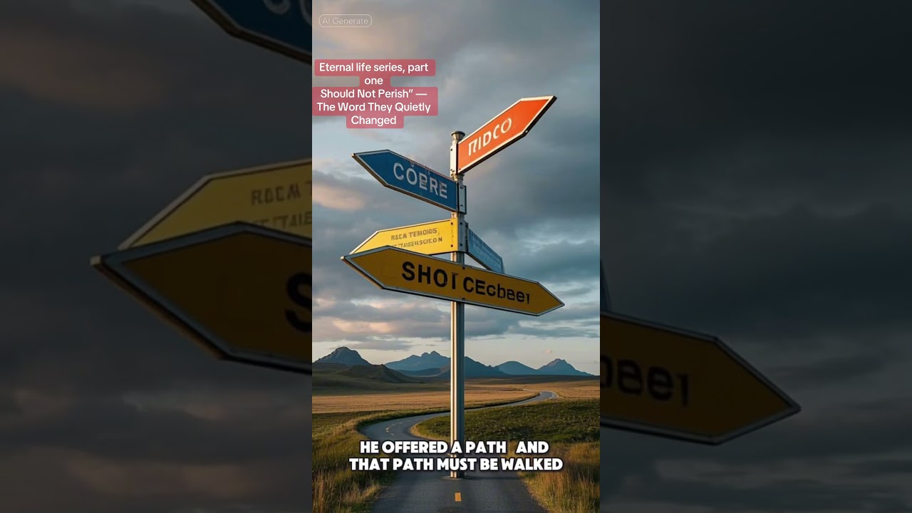 Should Not Perish” — The Word They Quietly Changed 