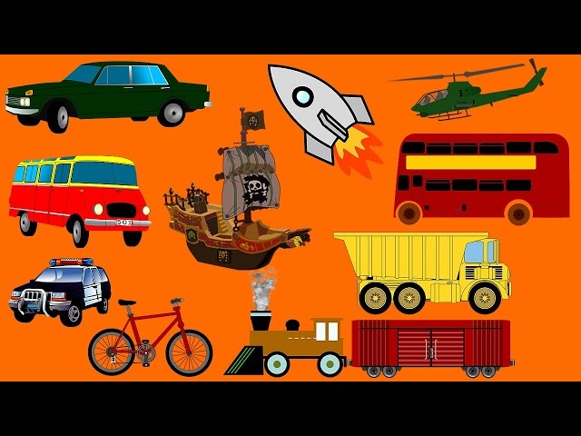 Meios de transporte em inglês  Mode of transport, Teaching geography,  Transportation