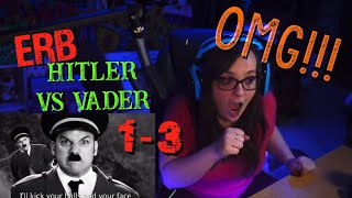 HOLY COW the BARS!! 🤩 ERB - Darth Vader vs Hitler 1-3 REACTION!!