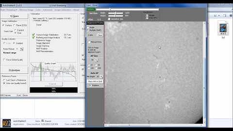Stacking and Aligning Solar AVI Files