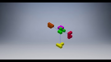 Puzzle Cube Assembly Animation