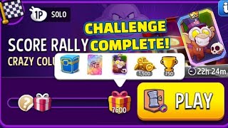 Crazy Columns Plus Rainbow 🌈 Score Rally Solo Challenge 7600 Points