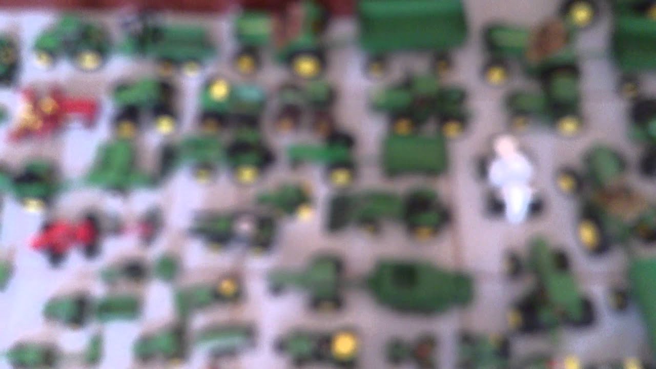 Colección de tractores a escala