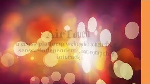 AirTouch by Aditya Khant