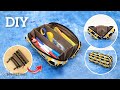 DIY Tray Pencil Case | 3 Compartments Pouch Bag Tutorial [sewingtimes]