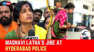 Madhavi Latha Slams Hyderabad Police, Says She's Getting Medals Like FIR For Speaking Truth