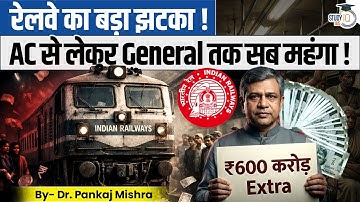 Why Indian Railway Increased Fares? | Impact on Common People & Government Revenue | StudyIQ IAS