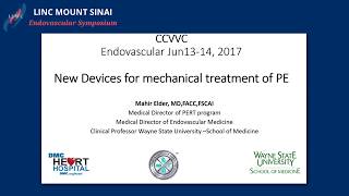 New Devices for the Mechanical Treatment of Pulmonary Embolisms