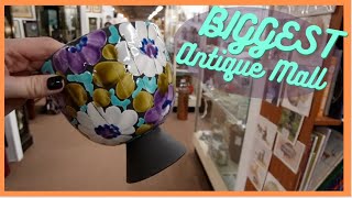 BIGGEST Antique Mall I've Ever Shopped | Shop With Me in Springfield OH 2022 | Reselling