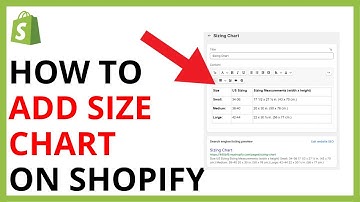 How to Add Size Chart on Shopify [QUICK GUIDE]