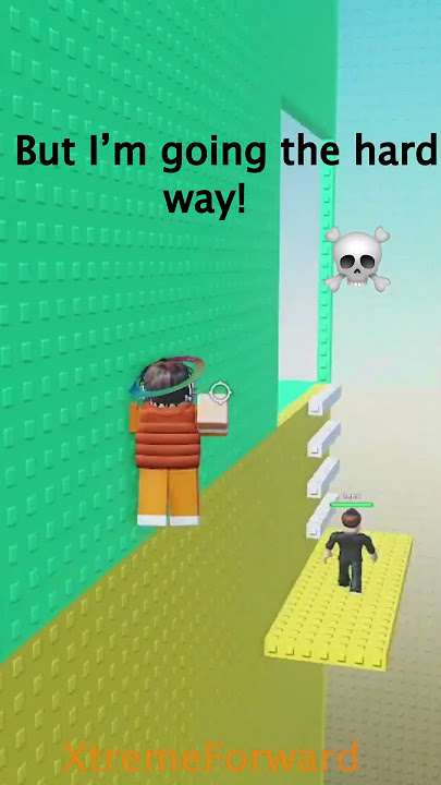Trolling Trollers With Wall hop, its SO INSANE!💀💀💀 #roblox #trending #obby