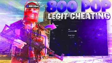 I CHEATED on a 800 POP SERVER with the BEST RUST CHEAT..