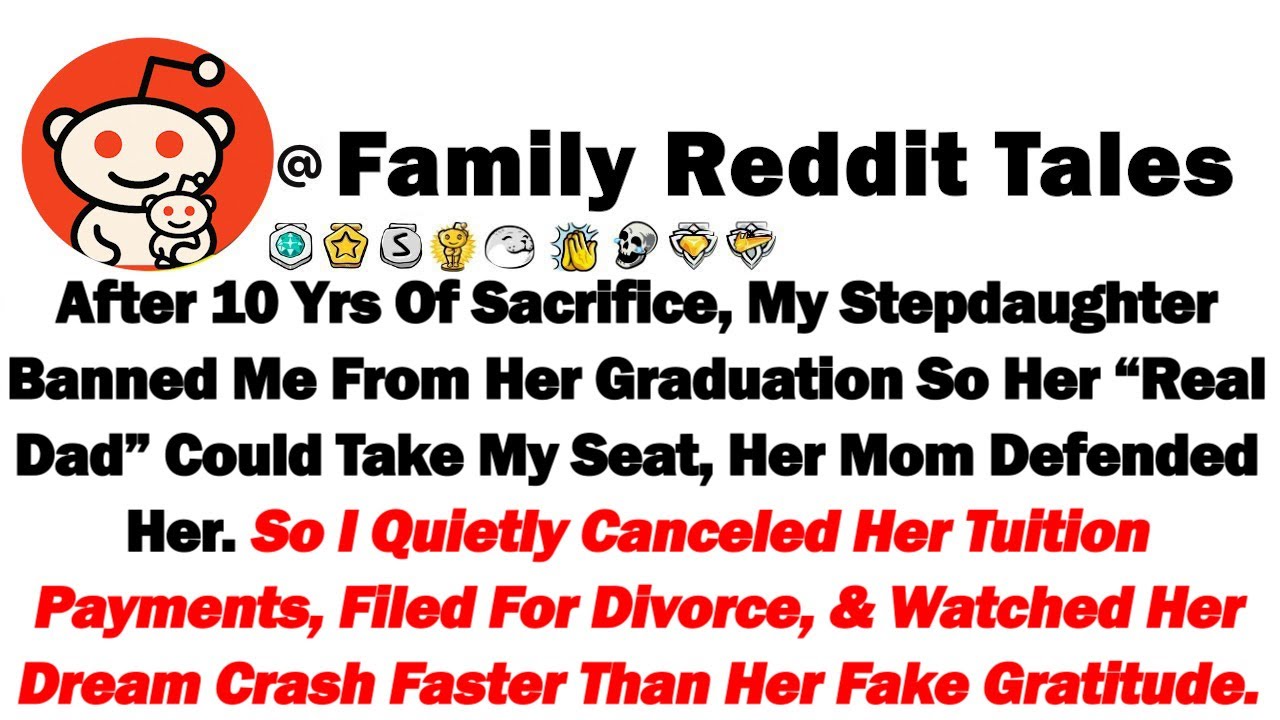 После 10 лет жертвоприношения моя падчерица запретила мне присутствовать на ее выпускном, чтобы е...