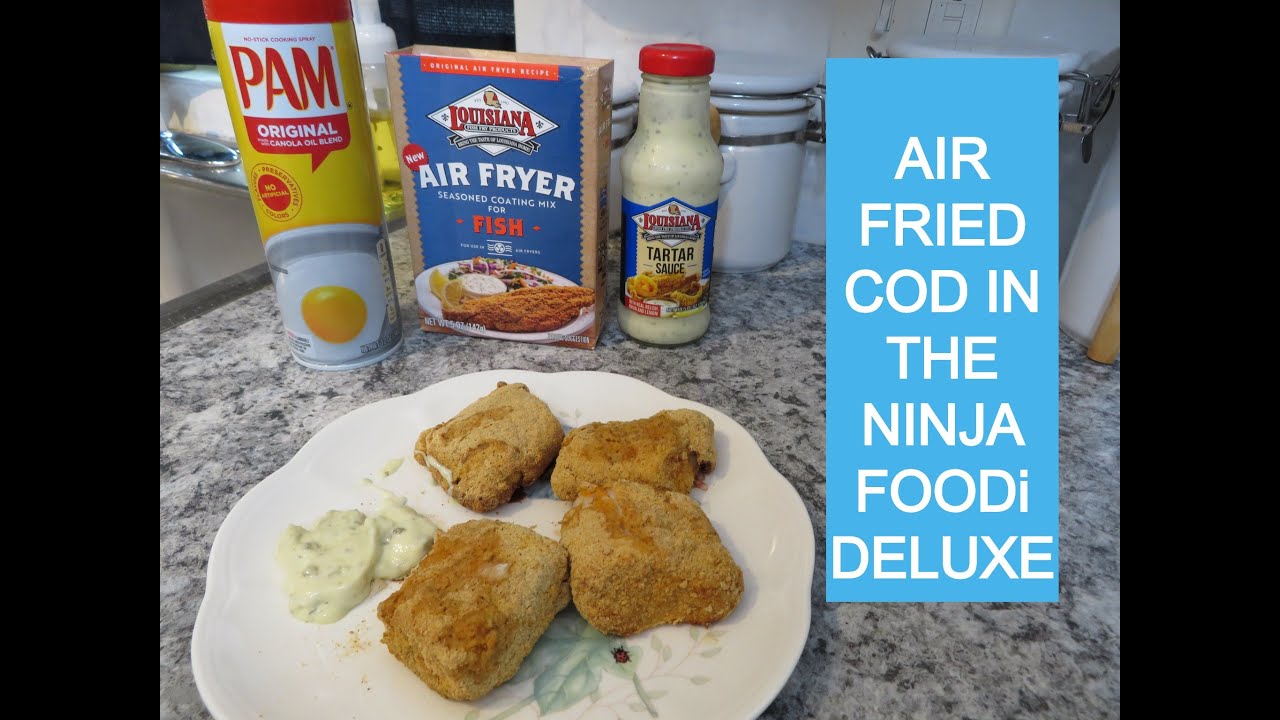 LOUISIANA AIR FRYER COATING FOR FISH / AIR FRIED COD / HOW TO AIR FRY