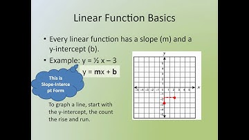 Lesson 6 (Part 1) Multiple Representations of Linear Functions