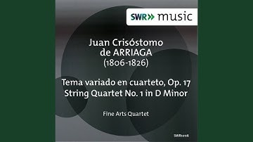 String Quartet No. 1 in D Minor: IV. Adagio - Allegretto