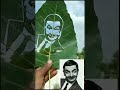 mr bean world comedian leaf art