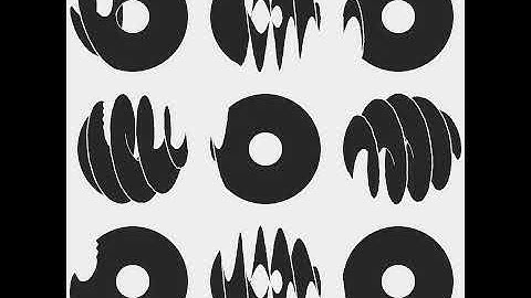 Circle are rotating. Draw by openFrameworks