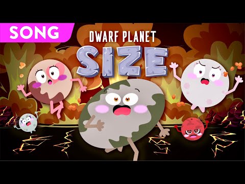 Planet Song | Learn About Dwarf Planet Sizes | Planet Baby