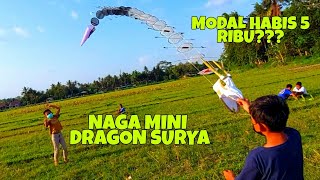 BOCIL BERMAIN LAYANGAN NAGA MINI DM 17  DRAGON SURYA MODAL  CUMAN HABIS 5000 RUPIYAH