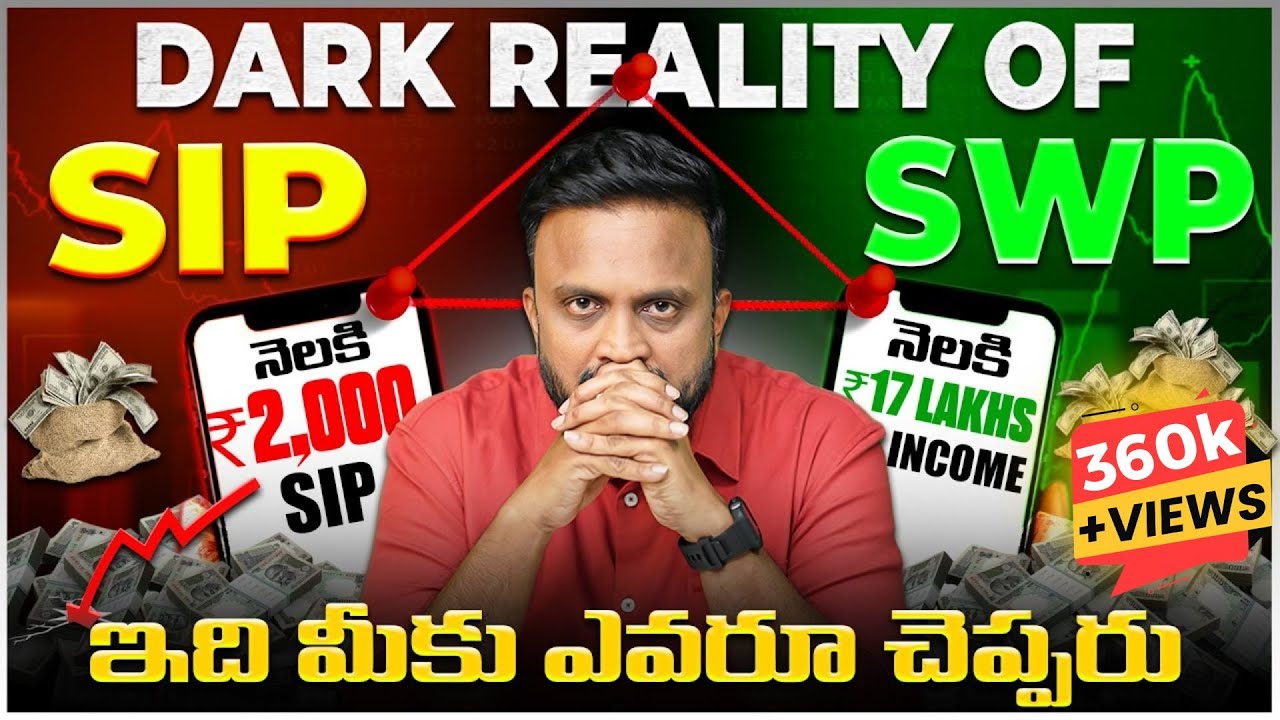మీరు మోసపోతున్నారు❌! Best SIP + SWP Strategy | నెలకు ₹2000 SIP తో నెలకు 17లక్షల Income