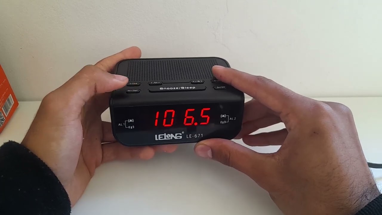 Radio Relógio Despertador Lelong LE-671 é Bom? Veja Todas as Configurações e Review nesse vídeo