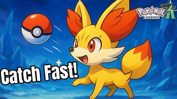 Catching Fennekin in Pokémon Legends ZA! 🦊