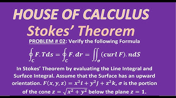 Multivariable Calculus: Ex # 15.8 Q # 2 Stokes Theorem Surface Integral