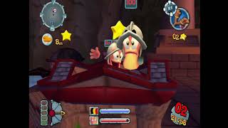 Worms Forts Under Siege - Ps2 Gameplay