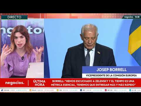 Borrell advierte: "Tenemos que entregar más armas y de forma más rápida a Ucrania"