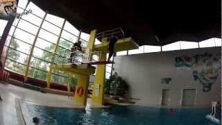 {Marcel} First Doppel Vorwärtssalto 3m (+Slow Motion)