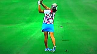 Alexis Lexi Thompson / Sand Wedge from 113 Yards