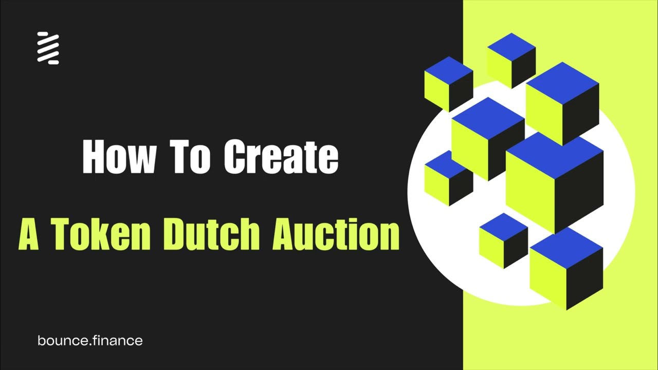 How to create a Token Dutch Auction on Bounce V3 | Bounce Finance